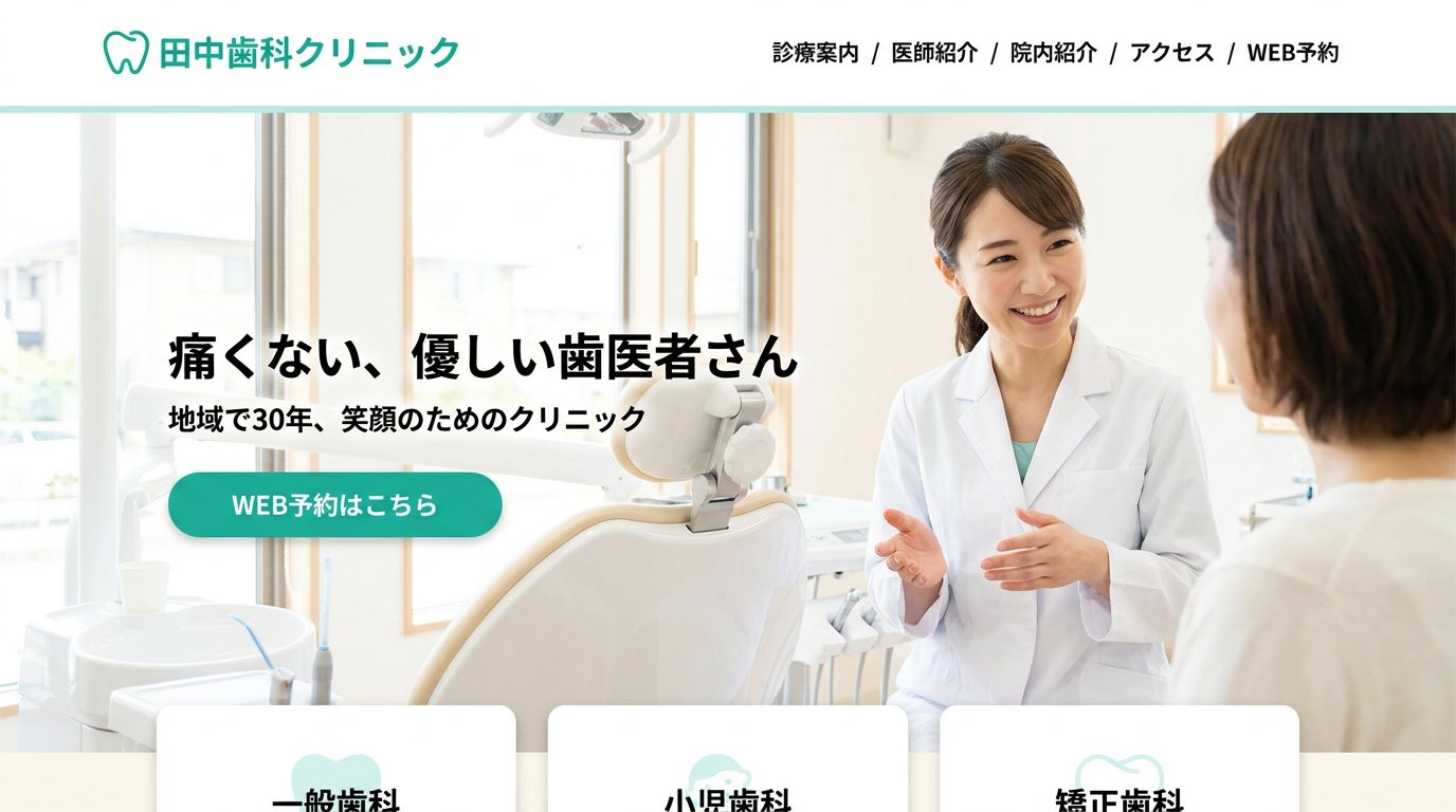 歯科クリニック制作例