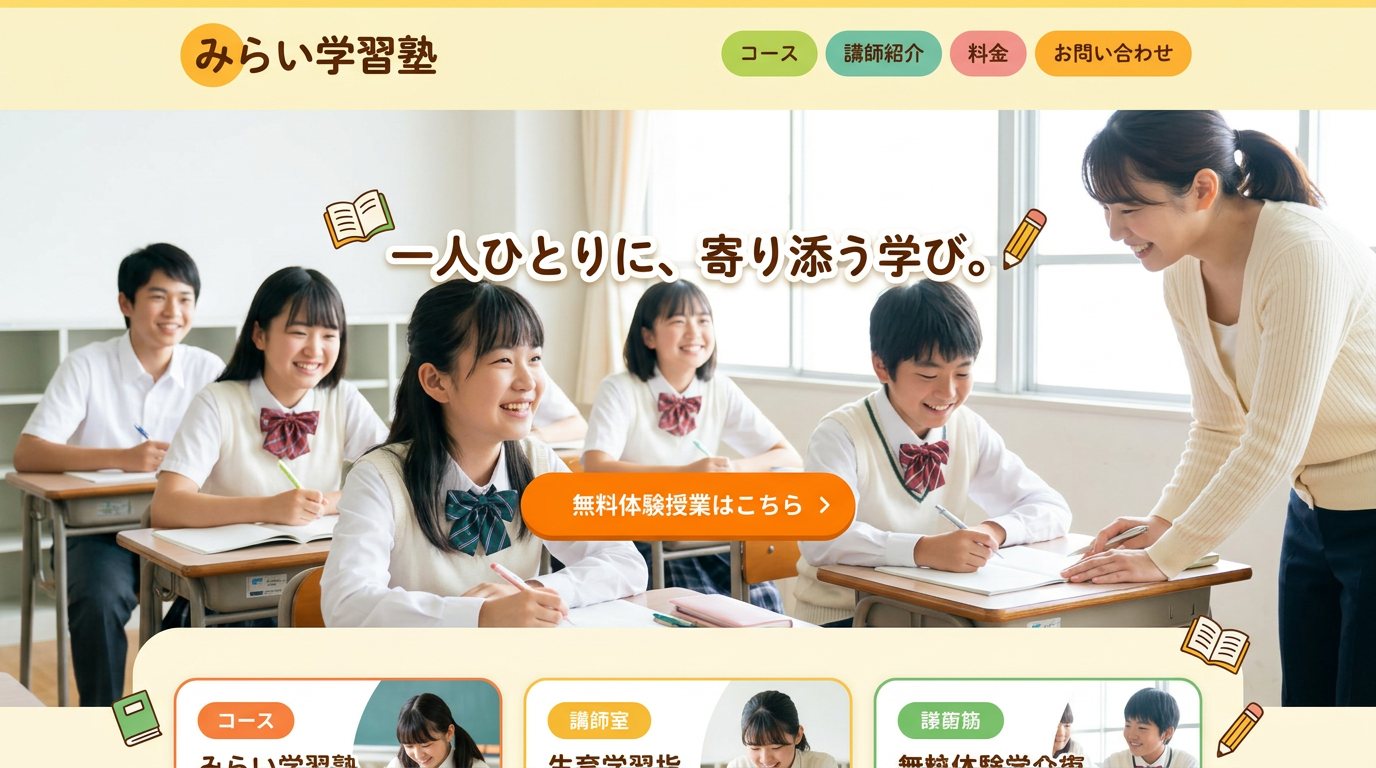 学習塾制作例